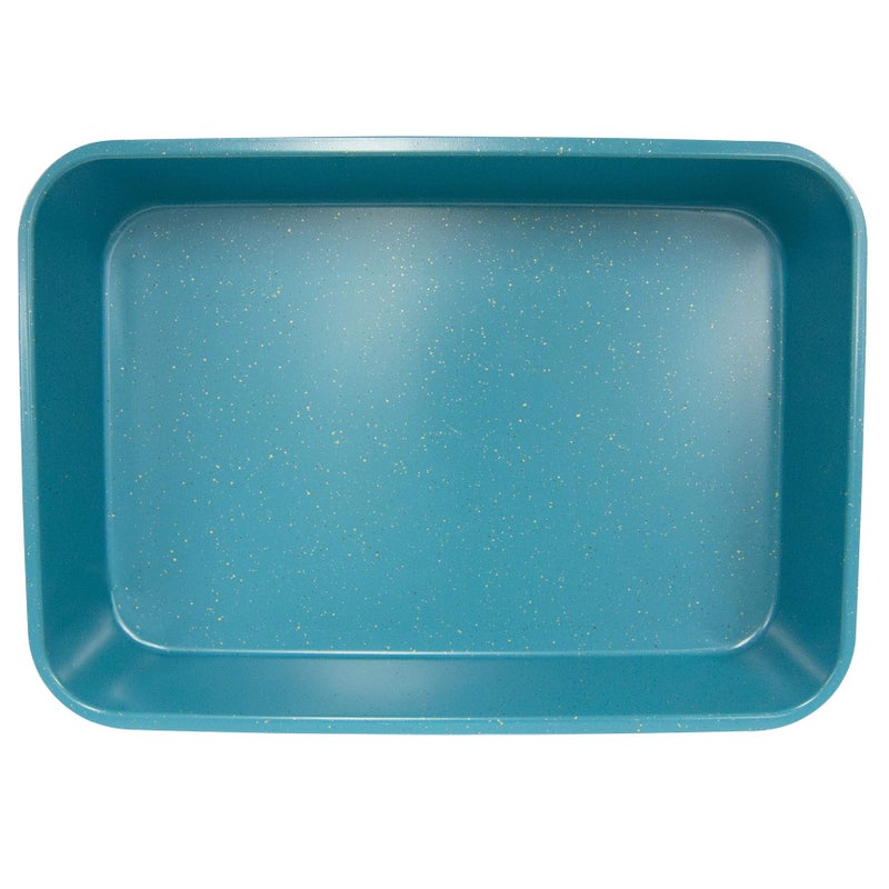 casaWare Grande Lasagna/Roaster Pan 18 x 12 x 3-Inch - Extra Large, Ceramic Coated NonStick (Blue Granite) - Image 3